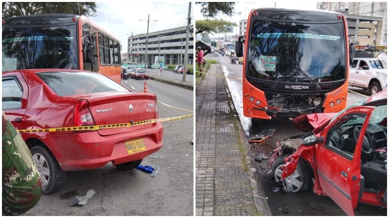Accidente múltiple dejó a una motociclista gravemente herida en Ibagué Accidente múltiple dejó a una motociclista gravemente herida en Ibagué