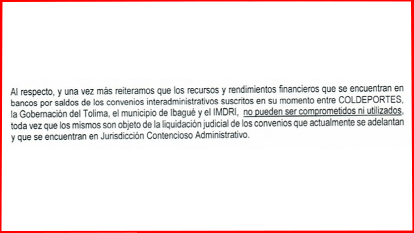 Gobierno Duque exige devolución de recursos de Juegos Nacionales de Ibagué Gobierno Duque exige devolución de recursos de Juegos Nacionales de Ibagué
