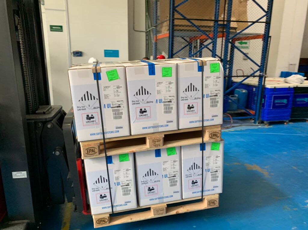 Llegaron otras 546.390 vacunas de Pfizer a Colombia Llegaron otras 546.390 vacunas de Pfizer a Colombia