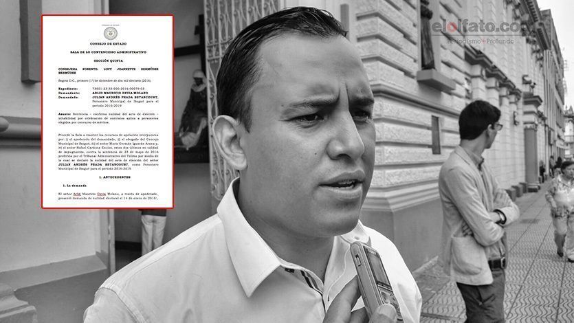 Concejo de Ibagué debió verificar las inhabilidades antes de elegir Personero: Consejo de Estado Concejo de Ibagué debió verificar las inhabilidades antes de elegir Personero: Consejo de Estado