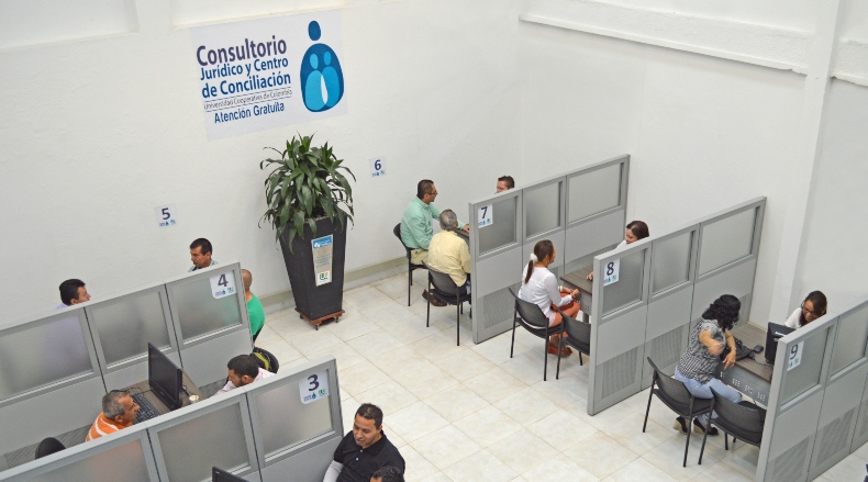 Consultorio jurídico de la Universidad Cooperativa habilitó nuevamente atención presencial