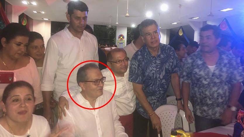 La parranda del procurador Carrillo con los políticos del Tolima La parranda del procurador Carrillo con los políticos del Tolima