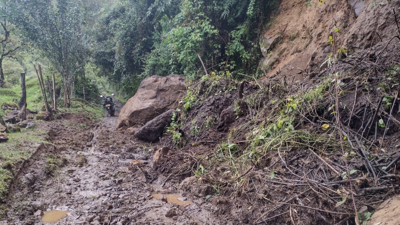 Habitantes de la vereda El Silencio, de Ibagué, llevan cuatro días incomunicados