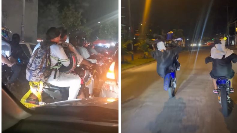 Molestia e indignación por cierre de vías por parte de motociclistas de Ibagué Molestia e indignación por cierre de vías por parte de motociclistas de Ibagué