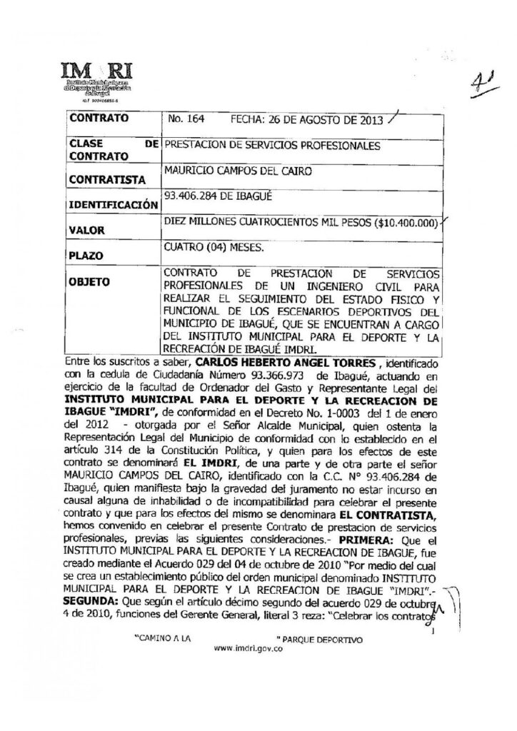 El dosier del «facilitador» de Typsa en el Imdri El dosier del «facilitador» de Typsa en el Imdri