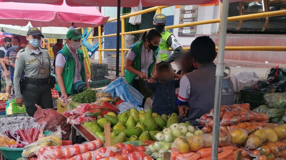 Policía e Icbf restablecieron derechos a cuatro niños por trabajo infantil en Ibagué