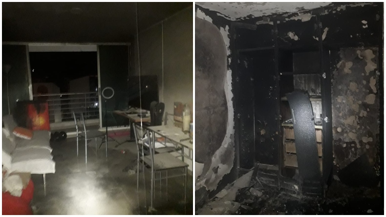 Emergencia en el conjunto residencial Portobello de Ibagué por incendio en uno de los apartamentos Emergencia en el conjunto residencial Portobello de Ibagué por incendio en uno de los apartamentos