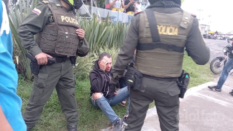 Cárcel para dos sujetos que hurtaron un celular y fueron sometidos por ciudadanos en Ibagué