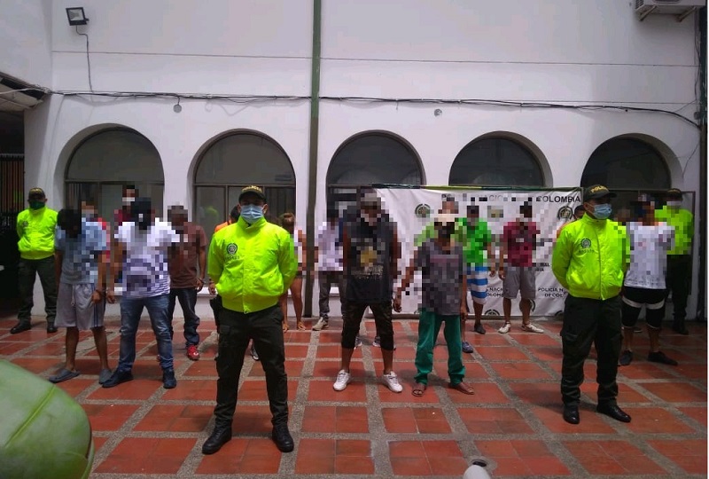 Cárcel a 18 integrantes de ‘Los de la Playa’ por tráfico de estupefacientes en el Guamo Cárcel a 18 integrantes de ‘Los de la Playa’ por tráfico de estupefacientes en el Guamo