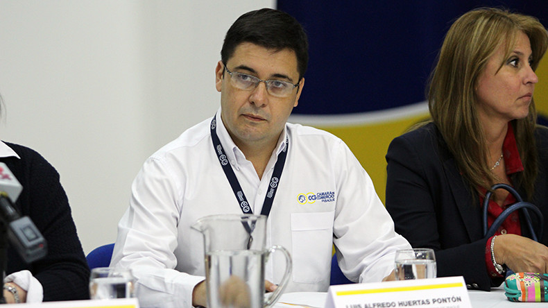 Renuncia Luis Alfredo Huertas a la presidencia de la Cámara de Comercio de Ibagué Renuncia Luis Alfredo Huertas a la presidencia de la Cámara de Comercio de Ibagué