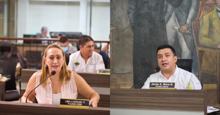 Concejales Javier Mora y Linda Perdomo dicen que no recibieron dinero para votar por la contralora Margarita Murcia Concejales Javier Mora y Linda Perdomo dicen que no recibieron dinero para votar por la contralora Margarita Murcia