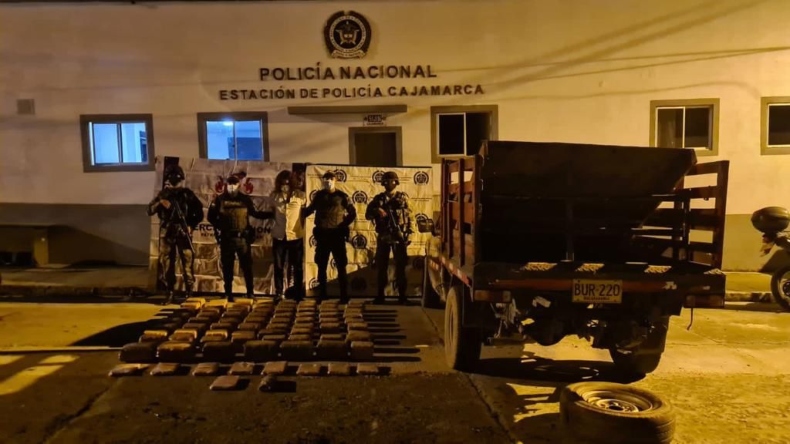 Incautan 158 kilos de marihuana, avaluada en más de $100 millones, en la ruta Cali – Ibagué