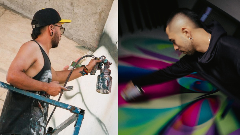 Jhony y Camilo, los artistas detrás de los murales de la calle 80 en Ibagué Jhony y Camilo, los artistas detrás de los murales de la calle 80 en Ibagué