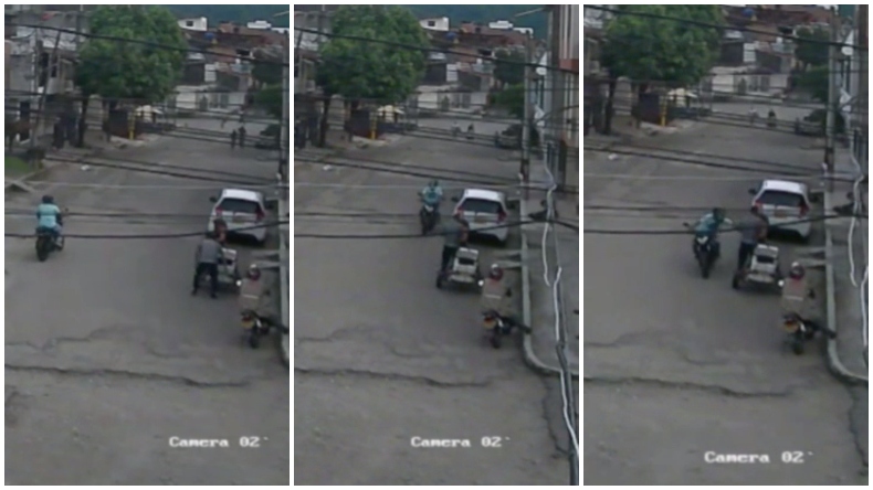 Motociclista le rapó el celular a un ciudadano a plena luz del día en Ibagué Motociclista le rapó el celular a un ciudadano a plena luz del día en Ibagué