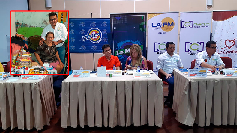Candidato Rubén Darío Correa no asistió a debate, pero se fue a regalar mercados a familias humildes de Ibagué Candidato Rubén Darío Correa no asistió a debate, pero se fue a regalar mercados a familias humildes de Ibagué