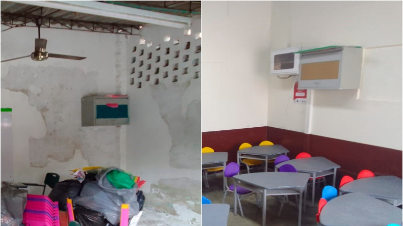 Adecuaron colegio abandonado para que estudiantes de la Arboleda del Campestre puedan recibir clases Adecuaron colegio abandonado para que estudiantes de la Arboleda del Campestre puedan recibir clases