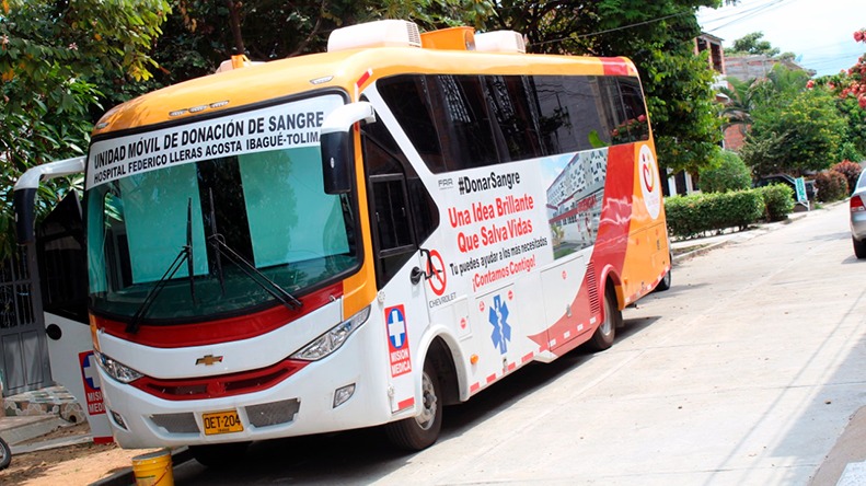 Hospital Federico Lleras adquirió Unidad Móvil para que habitantes de Ibagué puedan donar sangre desde sus barrios Hospital Federico Lleras adquirió Unidad Móvil para que habitantes de Ibagué puedan donar sangre desde sus barrios