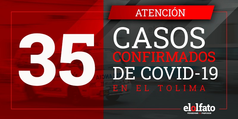 Reportan tres nuevos casos de COVID-19 en el Tolima, en Colombia ya son más de 4.000 infectados Reportan tres nuevos casos de COVID-19 en el Tolima, en Colombia ya son más de 4.000 infectados