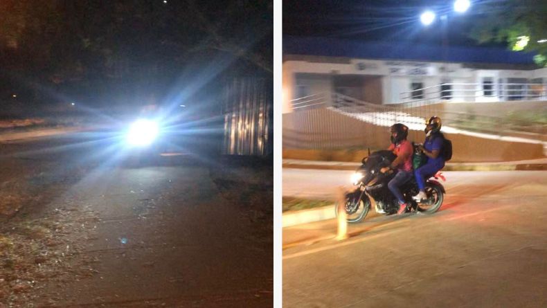 Motociclistas circulan por andenes y en contravía en Arboleda del Campestre Motociclistas circulan por andenes y en contravía en Arboleda del Campestre