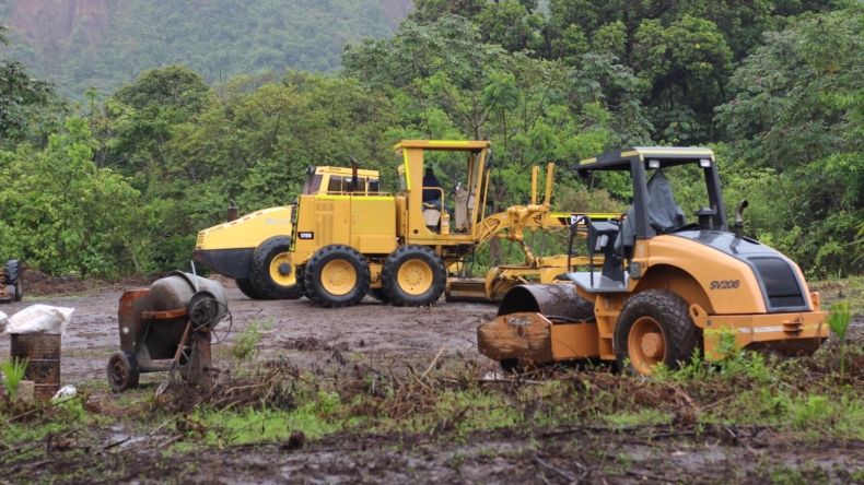Así avanzan las obras de pavimentación en la vía Ibagué – Rovira Así avanzan las obras de pavimentación en la vía Ibagué – Rovira