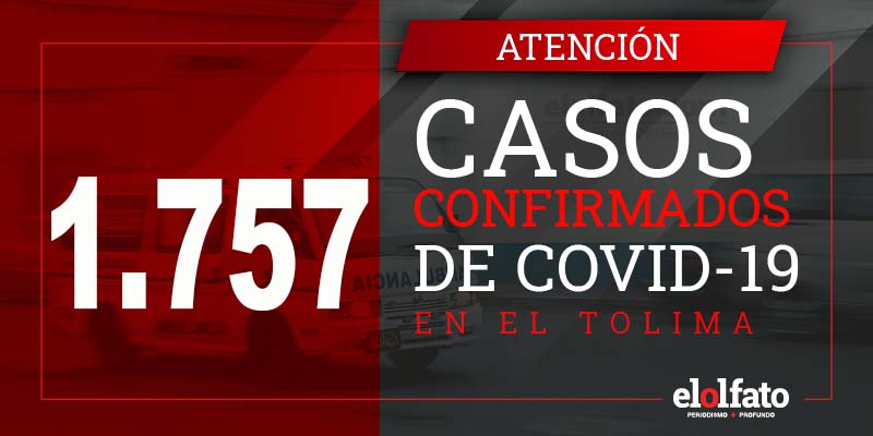 Autoridades reportaron 57 nuevos casos de COVID-19 en el Tolima y la muerte de una mujer en Ibagué Autoridades reportaron 57 nuevos casos de COVID-19 en el Tolima y la muerte de una mujer en Ibagué