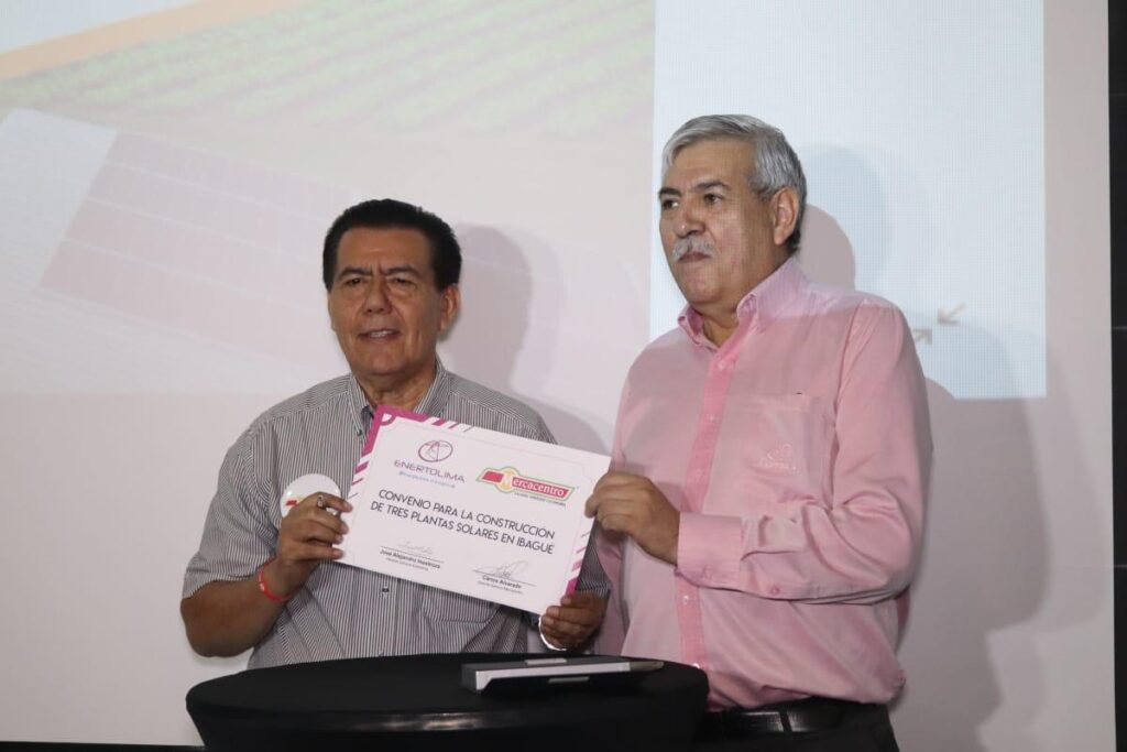 Mercacentro y Enertolima suscriben alianza para instalar plantas solares en los supermercados Mercacentro y Enertolima suscriben alianza para instalar plantas solares en los supermercados