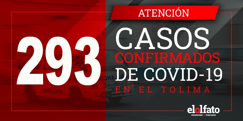 Reportan dos muertes más por COVID-19 en el Tolima y seis nuevos infectados en tres municipios Reportan dos muertes más por COVID-19 en el Tolima y seis nuevos infectados en tres municipios