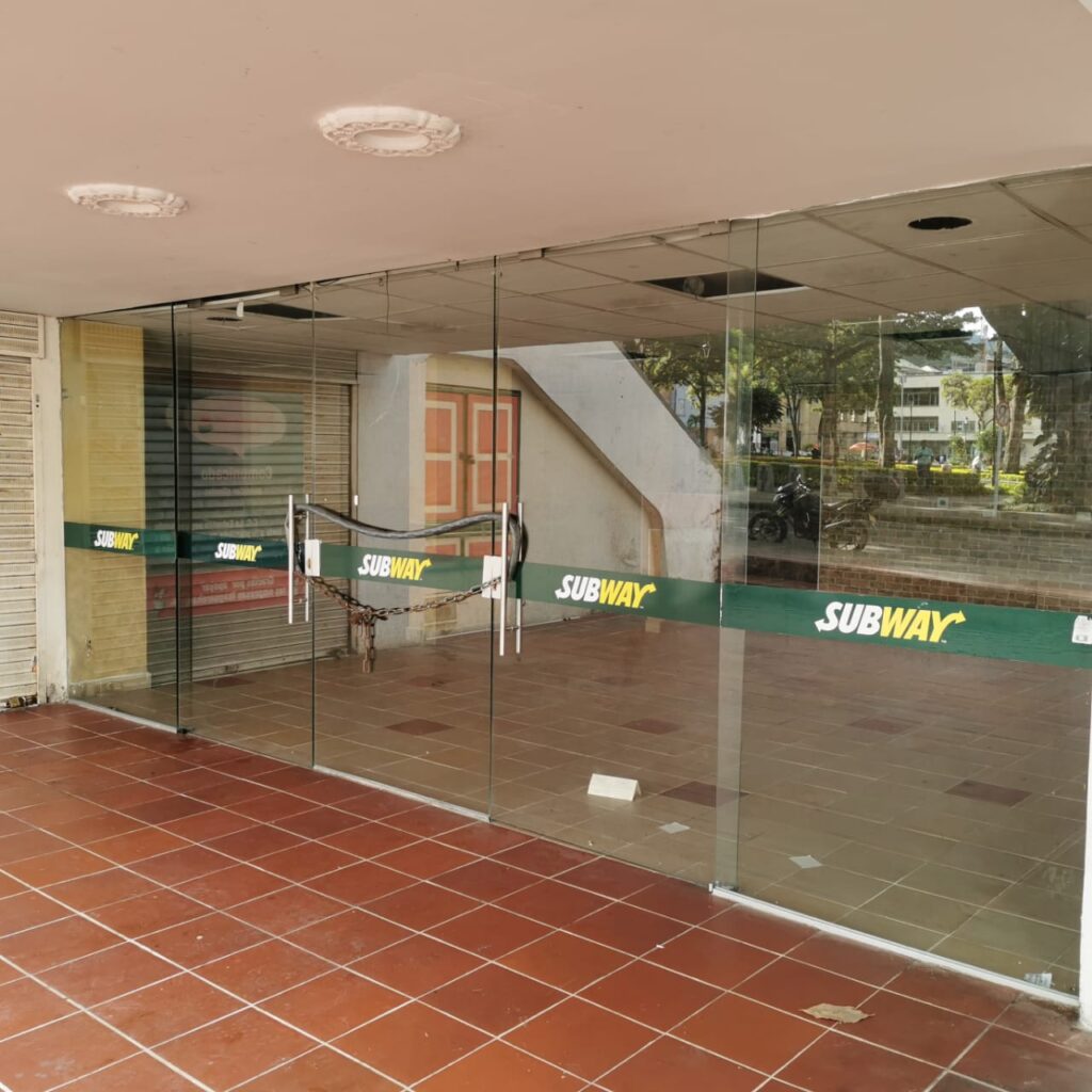 Subway cerró su local en el centro de Ibagué