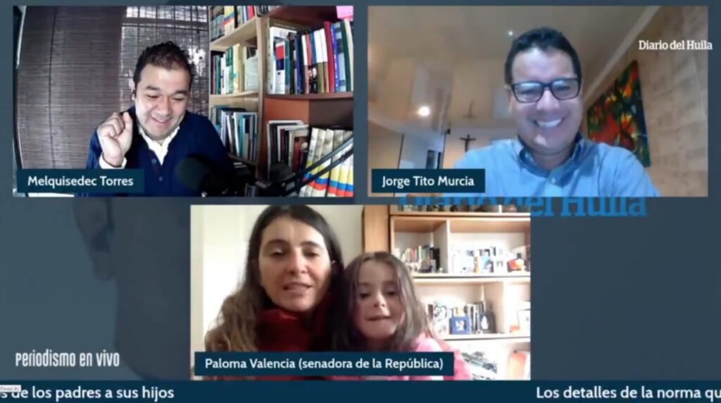 Rechazan ataques a Paloma Valencia por comentario de su hija en entrevista sobre la ley “antichancleta” Rechazan ataques a Paloma Valencia por comentario de su hija en entrevista sobre la ley “antichancleta”