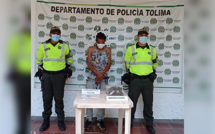 En las ruinas de Armero capturan a un expendedor de drogas conocido como “Payaso” En las ruinas de Armero capturan a un expendedor de drogas conocido como “Payaso”