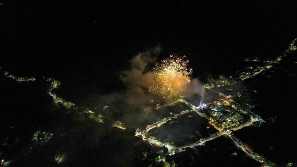 Así quedó el alumbrado público en el corregimiento de San Bernardo Así quedó el alumbrado público en el corregimiento de San Bernardo