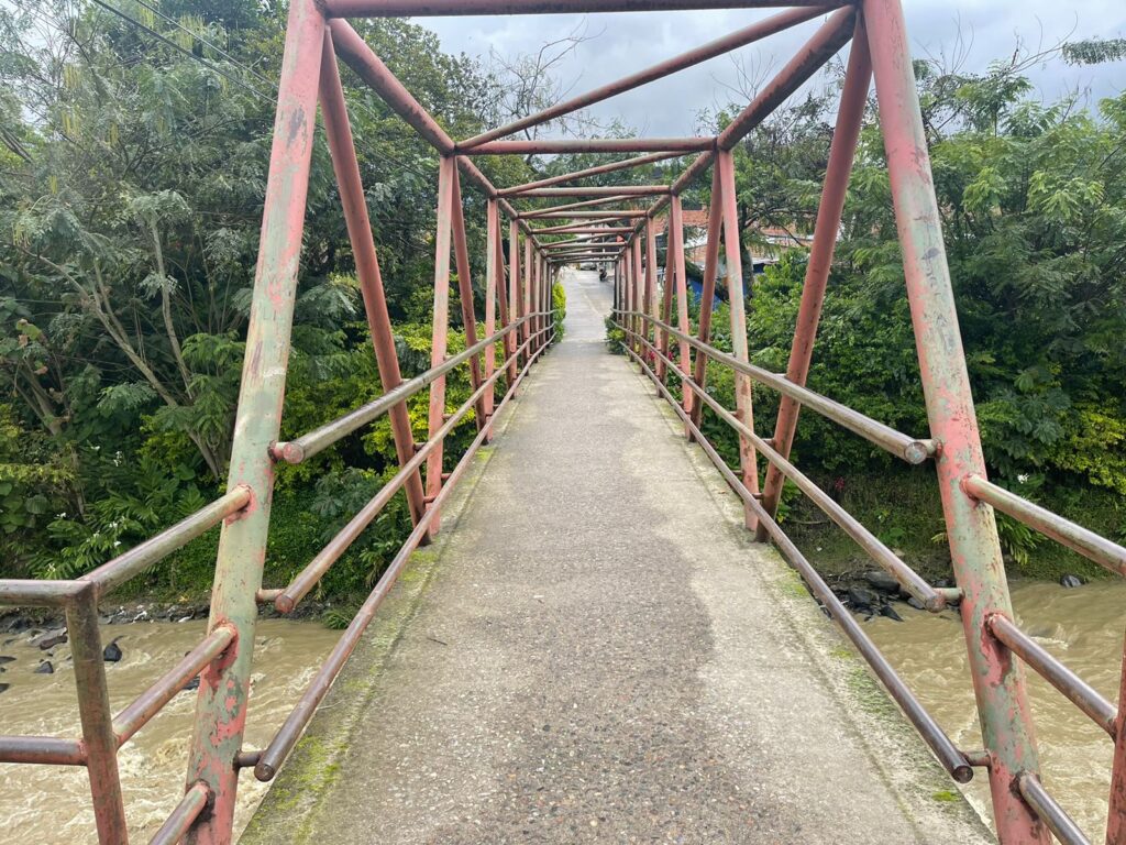 Personería advierte riesgo por grave deterioro de un puente peatonal en el sur de Ibagué