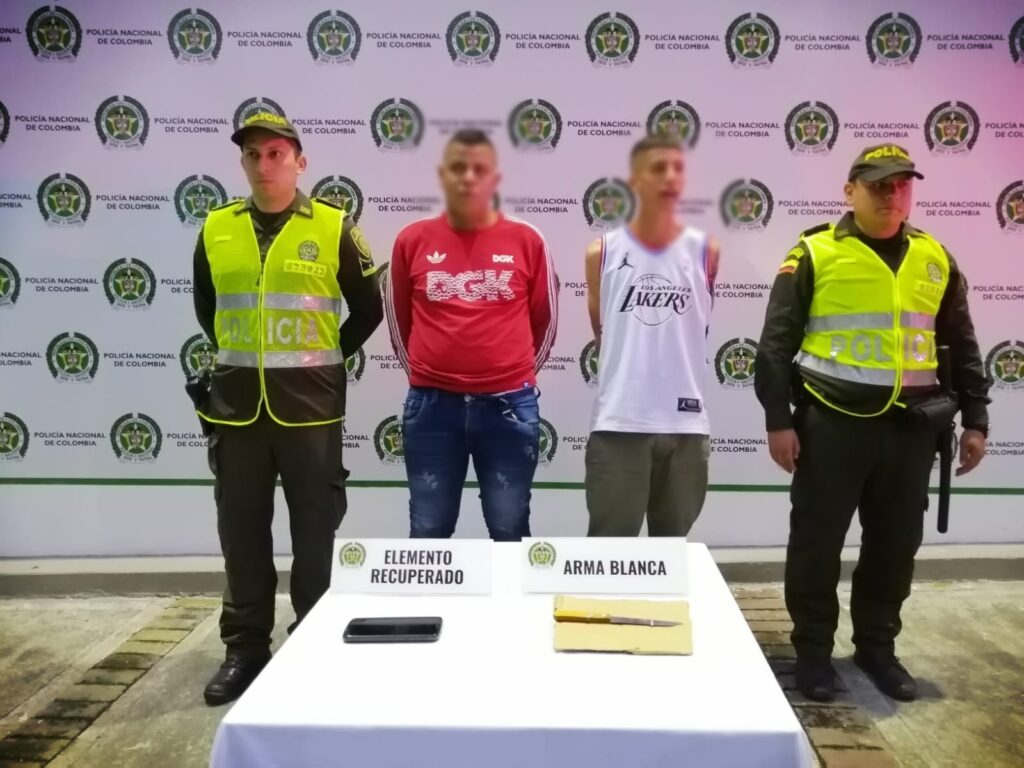 Capturados en Ibagué siete sujetos y tres menores de edad por el delito de hurto