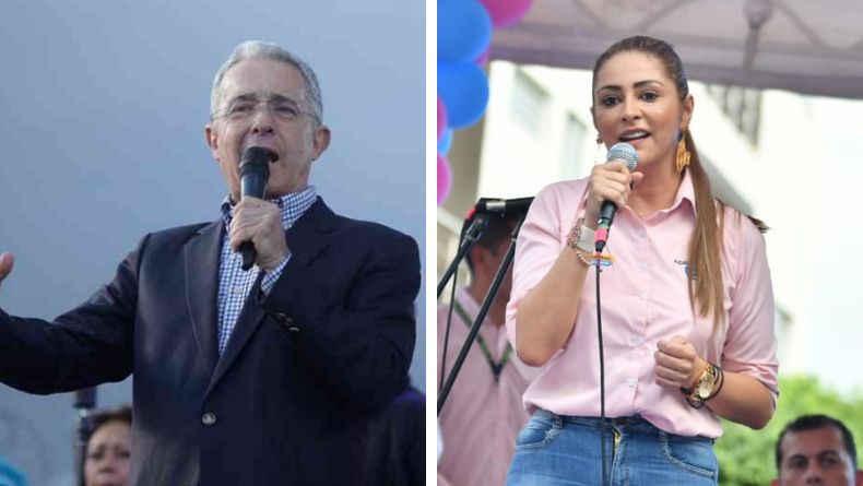 Uribe llegó al norte del Tolima para hacer campaña con la candidata Adriana Matiz