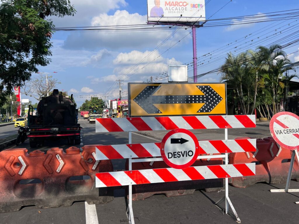 Cierran carril de descenso de la carrera Quinta con calle 86 por mantenimiento
