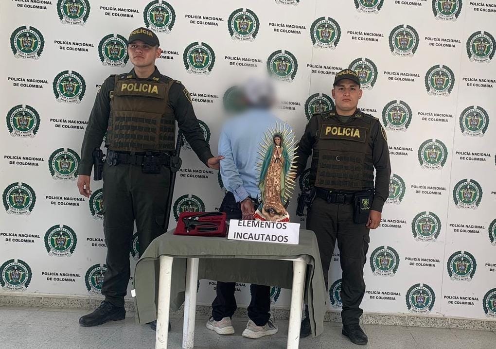 Capturan a un hombre que habría hurtado una virgen en Venadillo Capturan a un hombre que habría hurtado una virgen en Venadillo