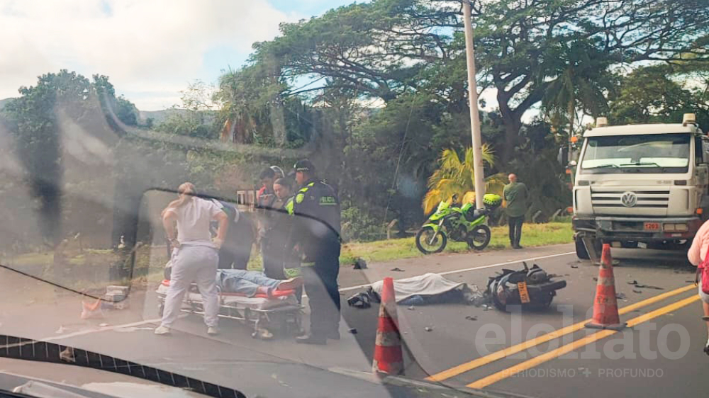 Motociclista falleció en fuerte accidente en la vía Chicoral – El Espinal