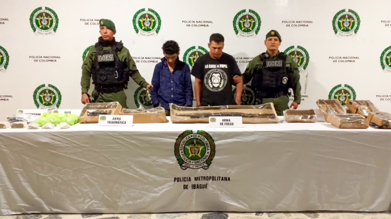 Capturan a distribuidores de drogas en Ibagué Capturan a distribuidores de drogas en Ibagué