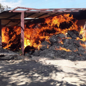 Voraz incendio consumió una bodega en Venadillo