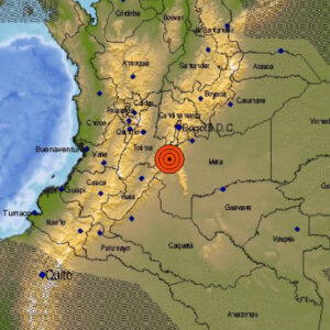 Servicio Geológico Colombiano reportó temblor con epicentro en el Meta