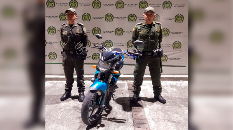 Policía de Ibagué recuperó motocicleta hurtada en Cundinamarca Policía de Ibagué recuperó motocicleta hurtada en Cundinamarca