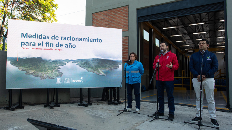 Bogotá suspenderá temporalmente el racionamiento de agua Bogotá suspenderá temporalmente el racionamiento de agua