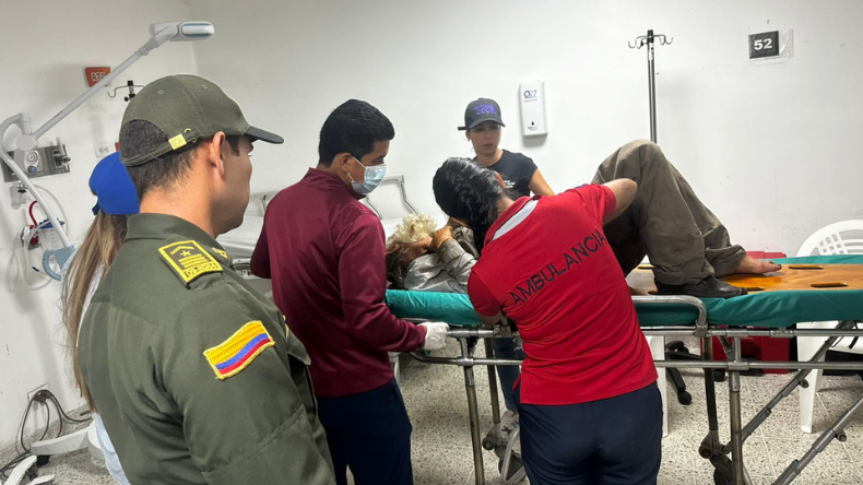 Adulto mayor en situación de calle fue internado de urgencia en Ibagué Adulto mayor en situación de calle fue internado de urgencia en Ibagué