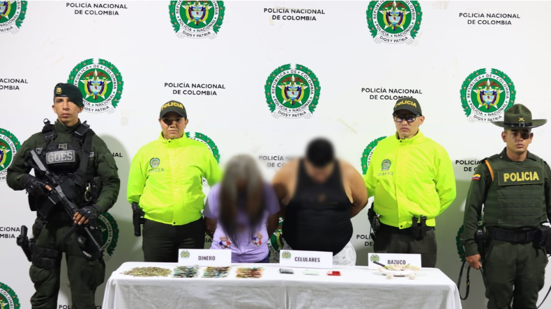 Madre e hijo fueron capturados en Ibagué por tráfico de estupefacientes Madre e hijo fueron capturados en Ibagué por tráfico de estupefacientes