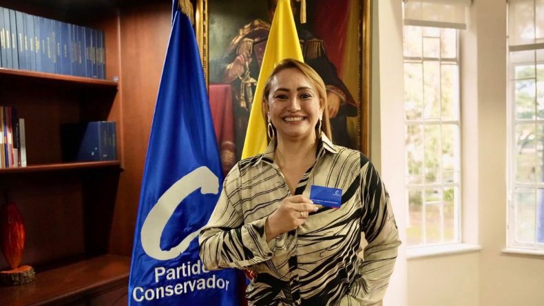 Linda Perdomo ingresó al partido Conservador Linda Perdomo ingresó al partido Conservador