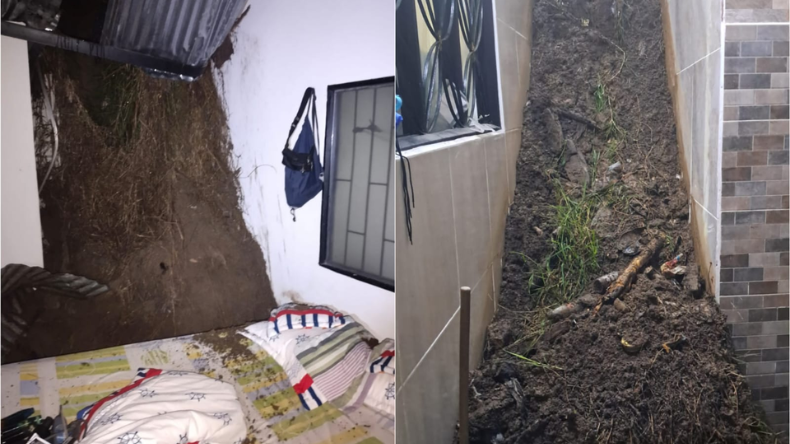 Deslizamiento de tierra en el sur de Ibagué dejó a dos familias afectadas Deslizamiento de tierra en el sur de Ibagué dejó a dos familias afectadas