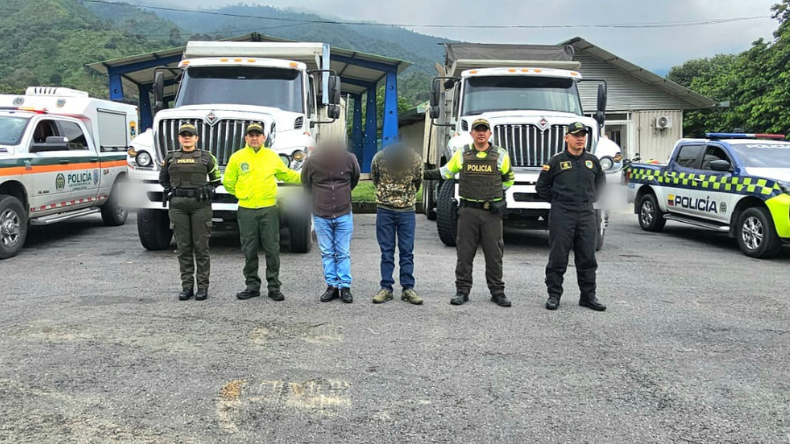Capturan a dos hombres y recuperan volquetas hurtadas en Ibagué Capturan a dos hombres y recuperan volquetas hurtadas en Ibagué