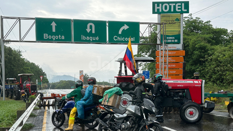 Estas son las vías bloqueadas en el Tolima y el Huila por el paro arrocero Estas son las vías bloqueadas en el Tolima y el Huila por el paro arrocero