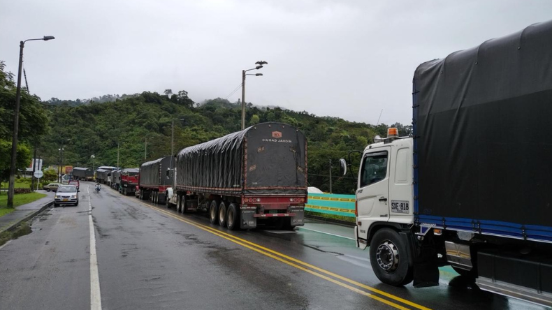 Lluvias generan problemas de movilidad entre Ibagué y Calarcá