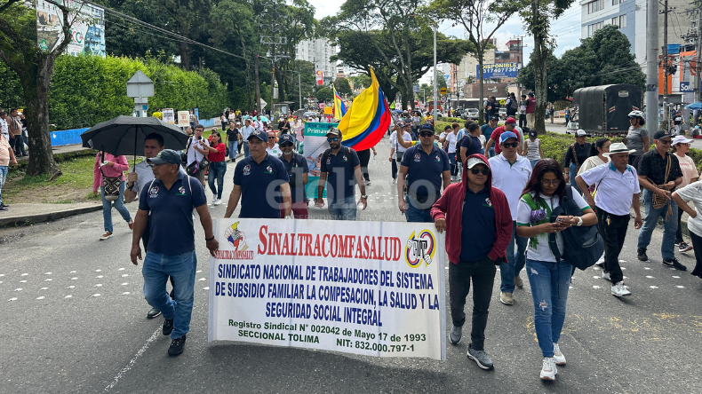 Así avanza en Ibagué la marcha en apoyo a las reformas del Gobierno Petro Así avanza en Ibagué la marcha en apoyo a las reformas del Gobierno Petro
